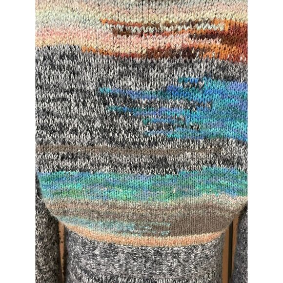 Sleeping On Snow by Anthropologie Women's S Gray Sweater Acrylic Duster Cardigan - Picture 3 of 11